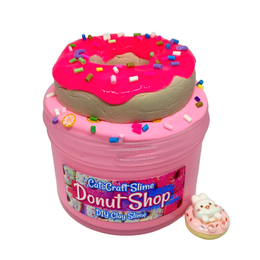 donut shop diy clay slime