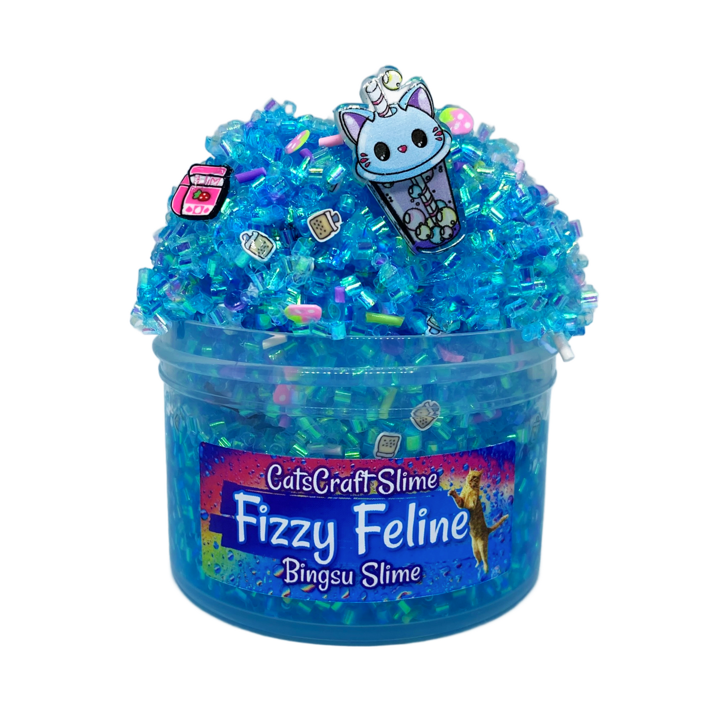 "Fizzy Feline" - Bingsu Slime