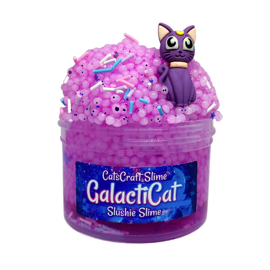 "GalactiCat" - Clear Slushie Slime