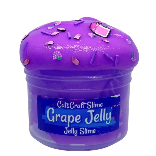 Jelly Slime "Grape Jelly" Scented Slime Inflating Soft ASMR