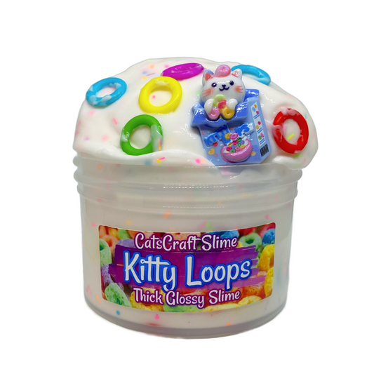 "Kitty Loops" Thick Glossy Slime