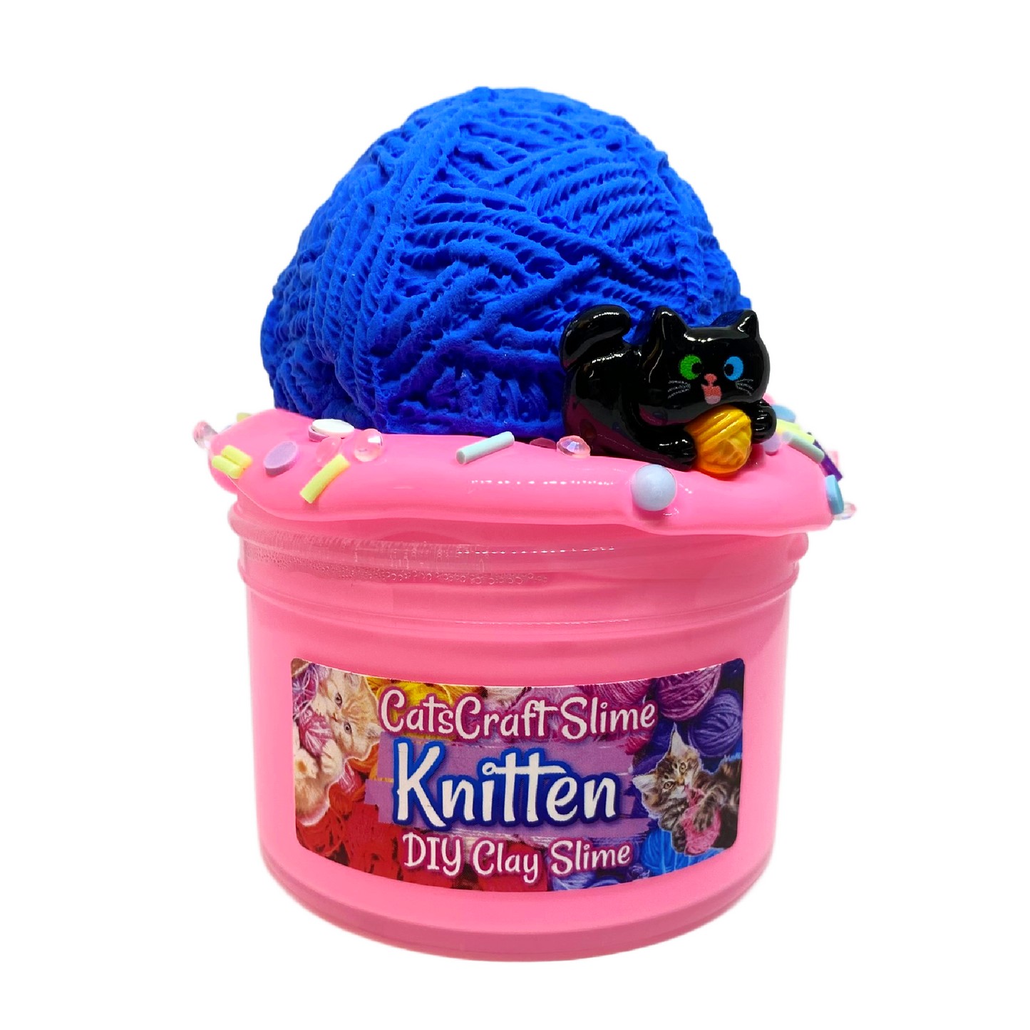 "Knitten" - DIY Clay butter Slime