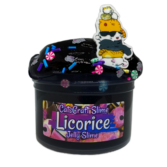 "Licorice" - Jelly Slime