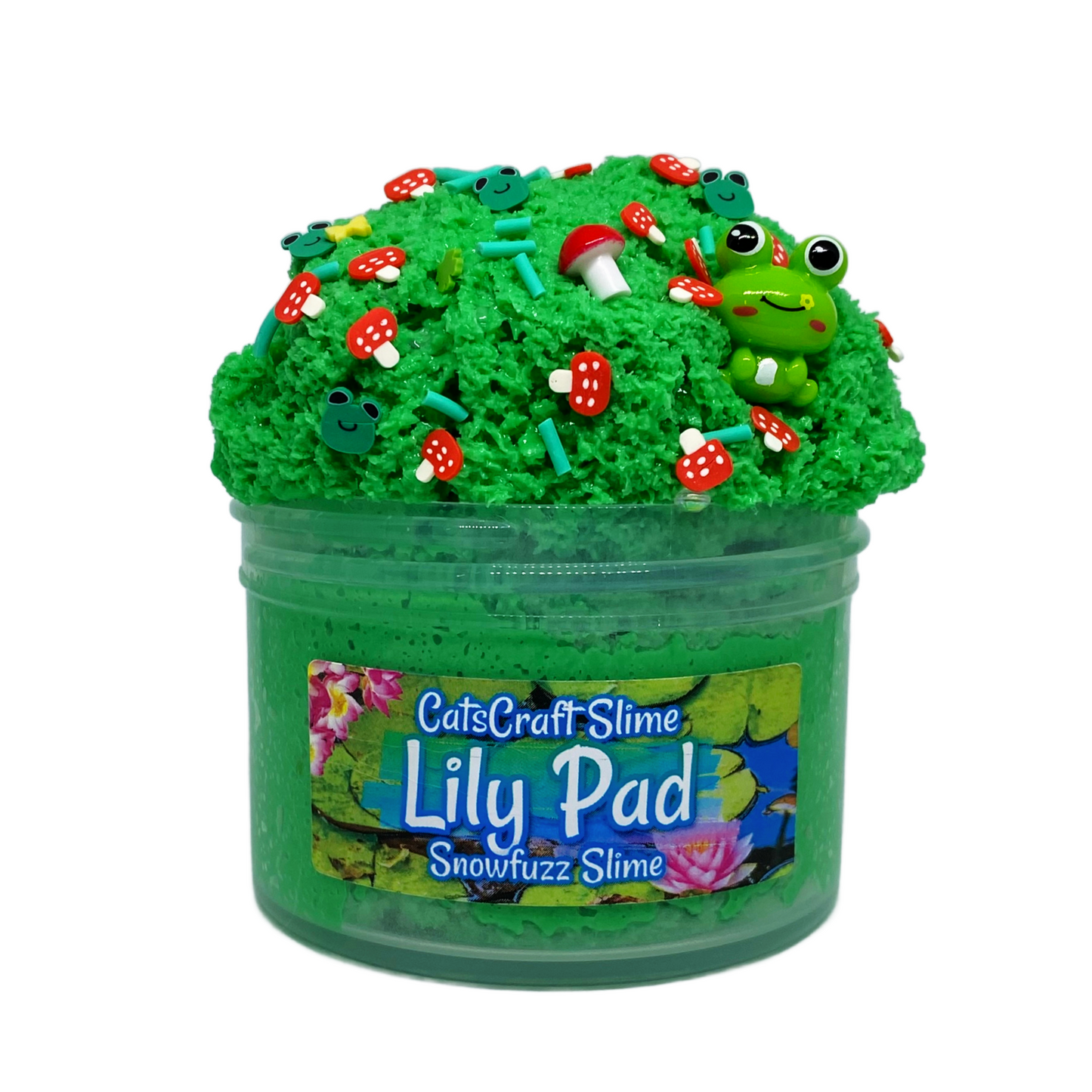 "Lily Pad" Snow Fuzz Slime