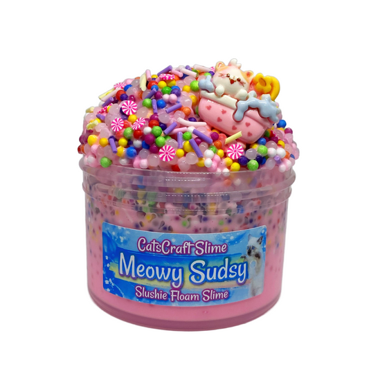 "Meowy Sudsy" Slushie Floam Slime