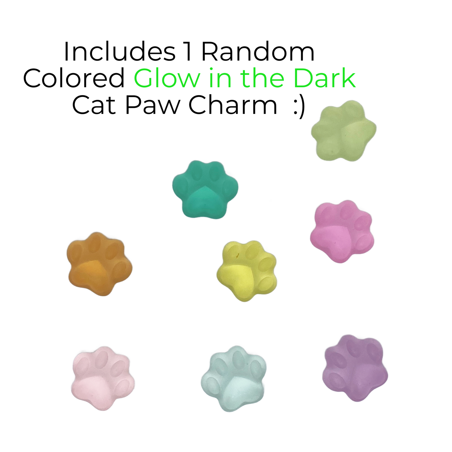 "Paw Prints" - Sequin Clear Slime
