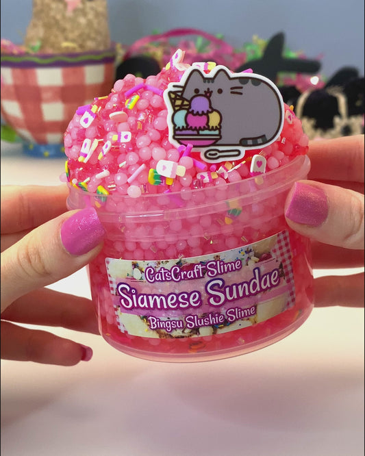 "Siamese Sundae" Bingsu Slushie Slime
