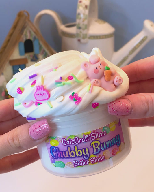 chubby bunny slime butter video