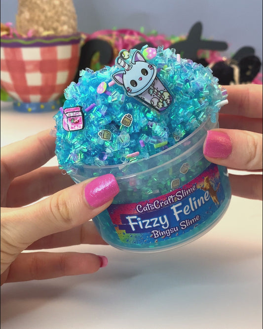 "Fizzy Feline" - Bingsu Slime