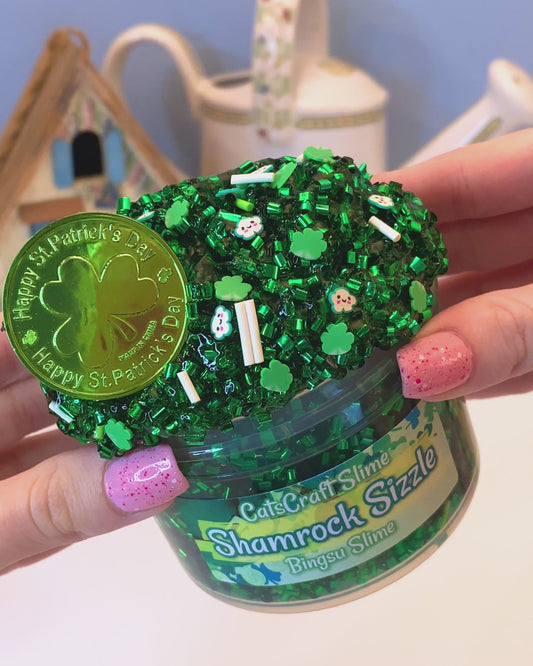 Shamrock Sizzle Bingsu Slime Video