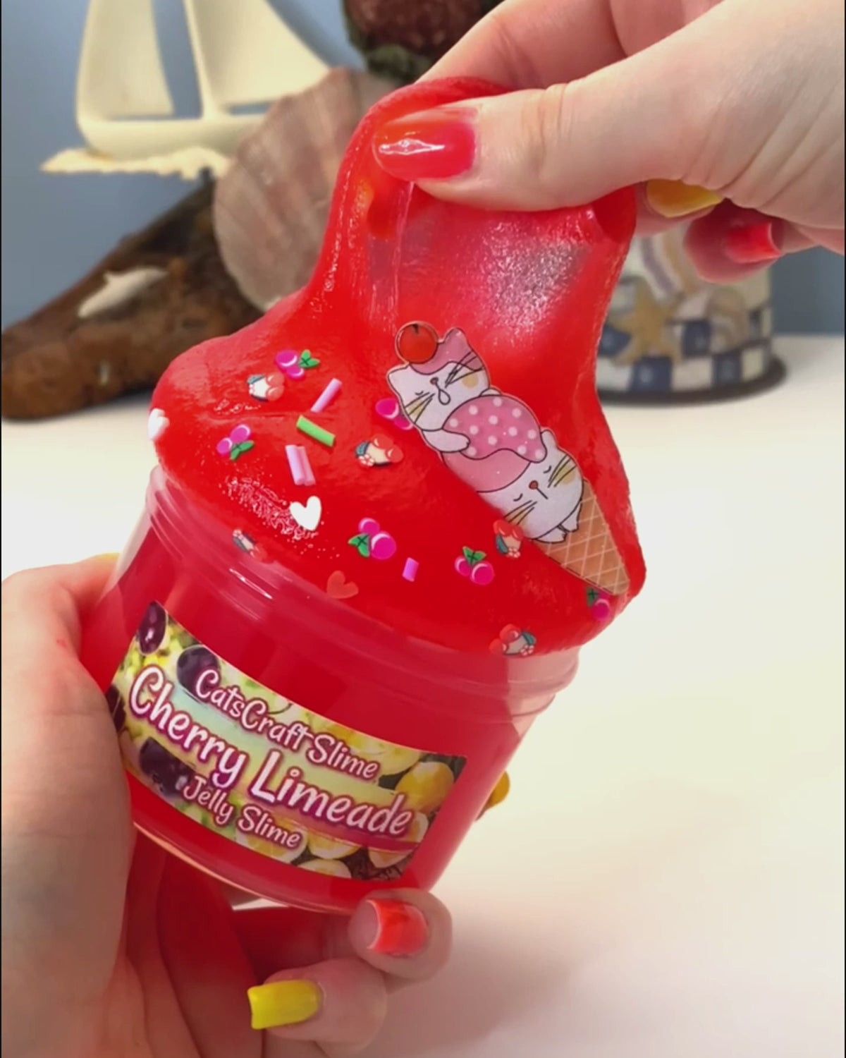 cherry limeade slime