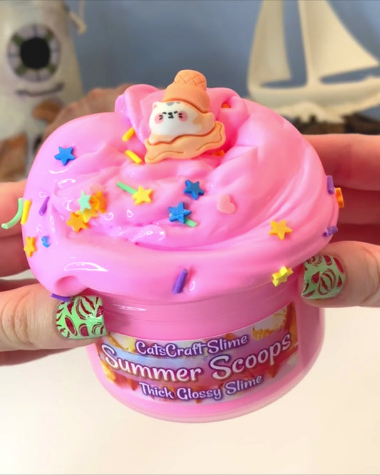 Summer Scoops Thick N Glossy Slime Video