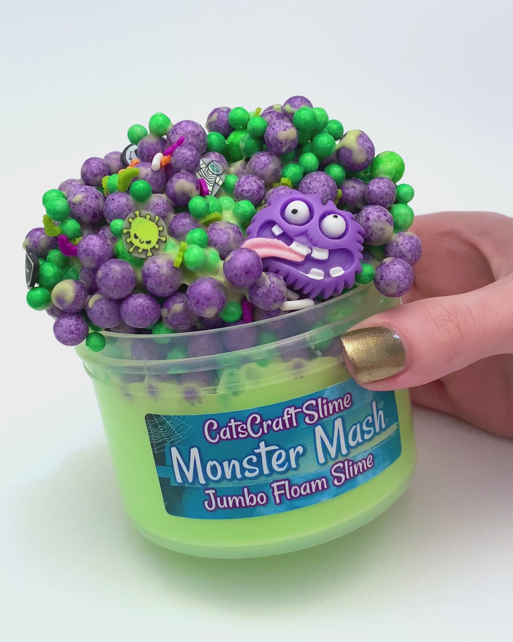 Purple Crunchy Floam Slime (Scented) - Slime - Crunchy Slime - Floam -  Floam Slime - Purple Slime - Scented Slime