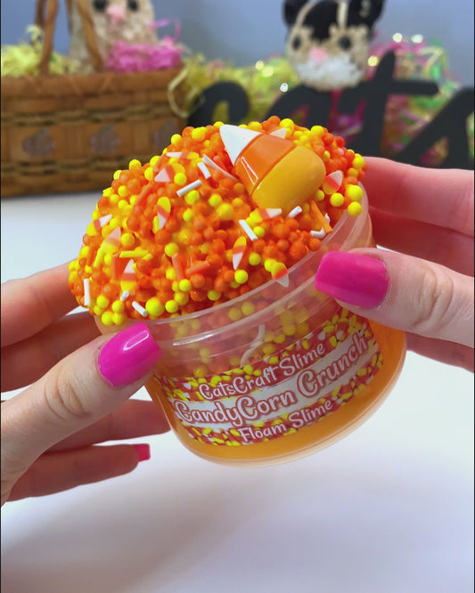 "Candycorn Crunch" Full Floam Slime