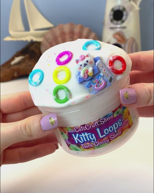 "Kitty Loops" Thick Glossy Slime