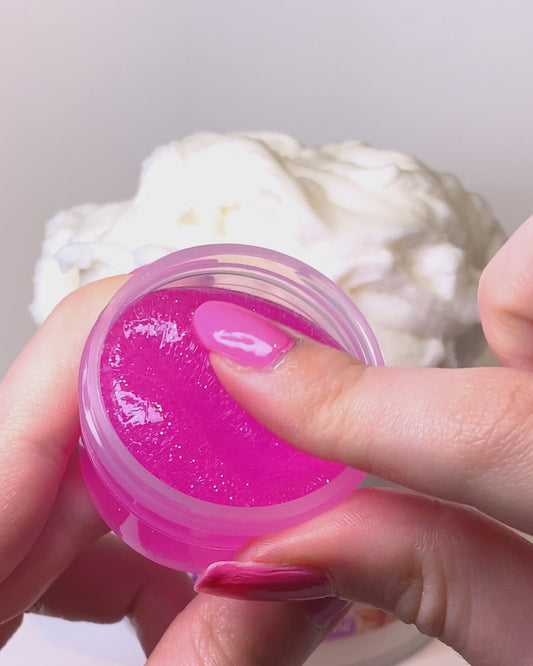 ice cream freeze snow cream slime mixing video