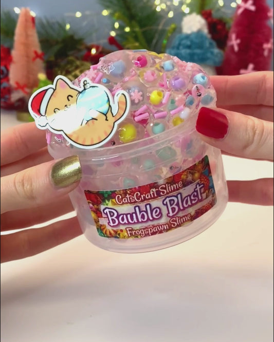 "Bauble Blast" - Bead Crunch Slime Unscented