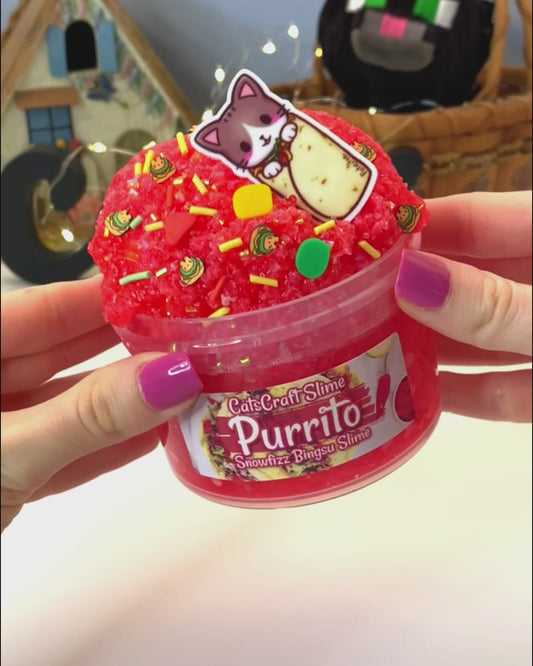 Purrito Snow Fizz Bingsu Slime Video