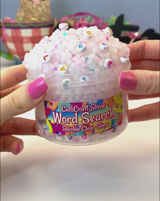 "Word Search" Slushie Slime