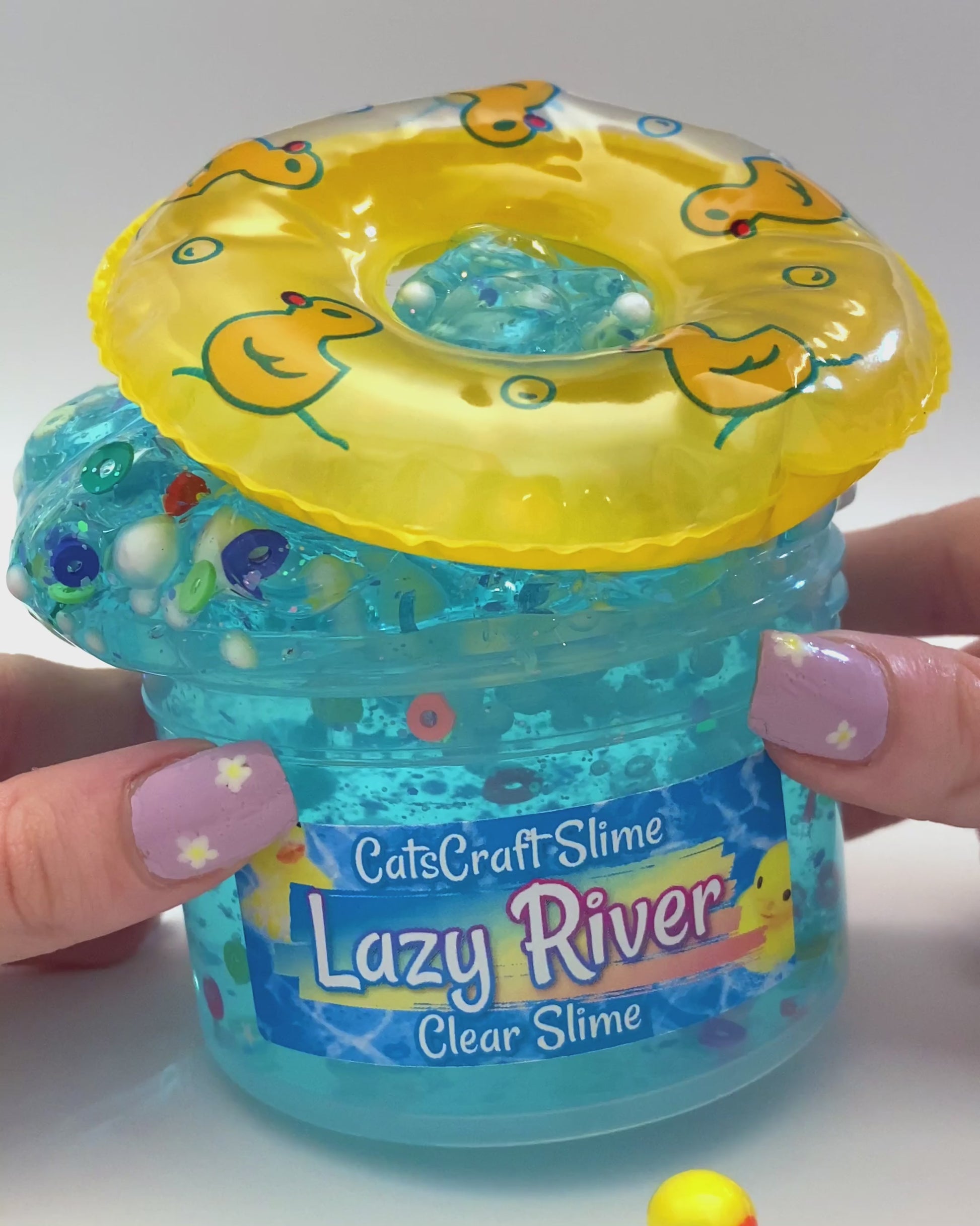 Full Floam Slime floameow SCENTED Crunchy ASMR Foam Beads Slime With Cat  Charm 