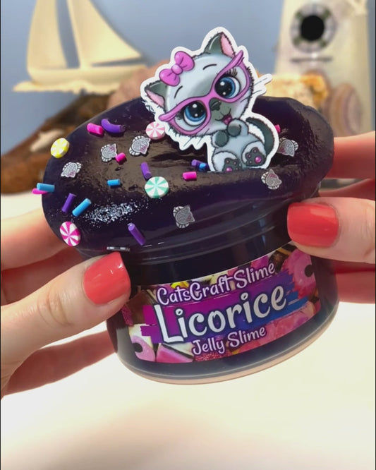 "Licorice" - Jelly Slime