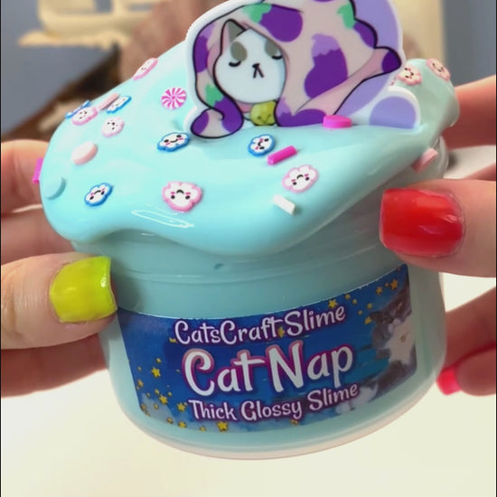 cat nap thick glossy slime
