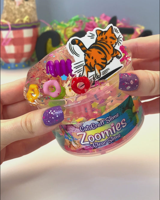 "Zoomies" - Clear Slime