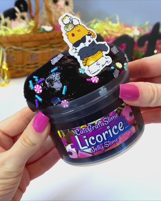 "Licorice" - Jelly Slime