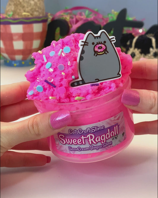 "Sweet Ragdoll" Snow Cream Bingsu Slime