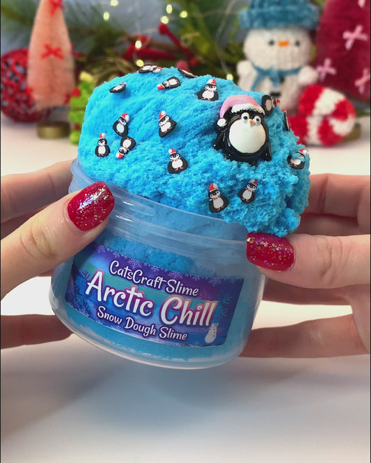 "Arctic Chill" Snow Dough Slime