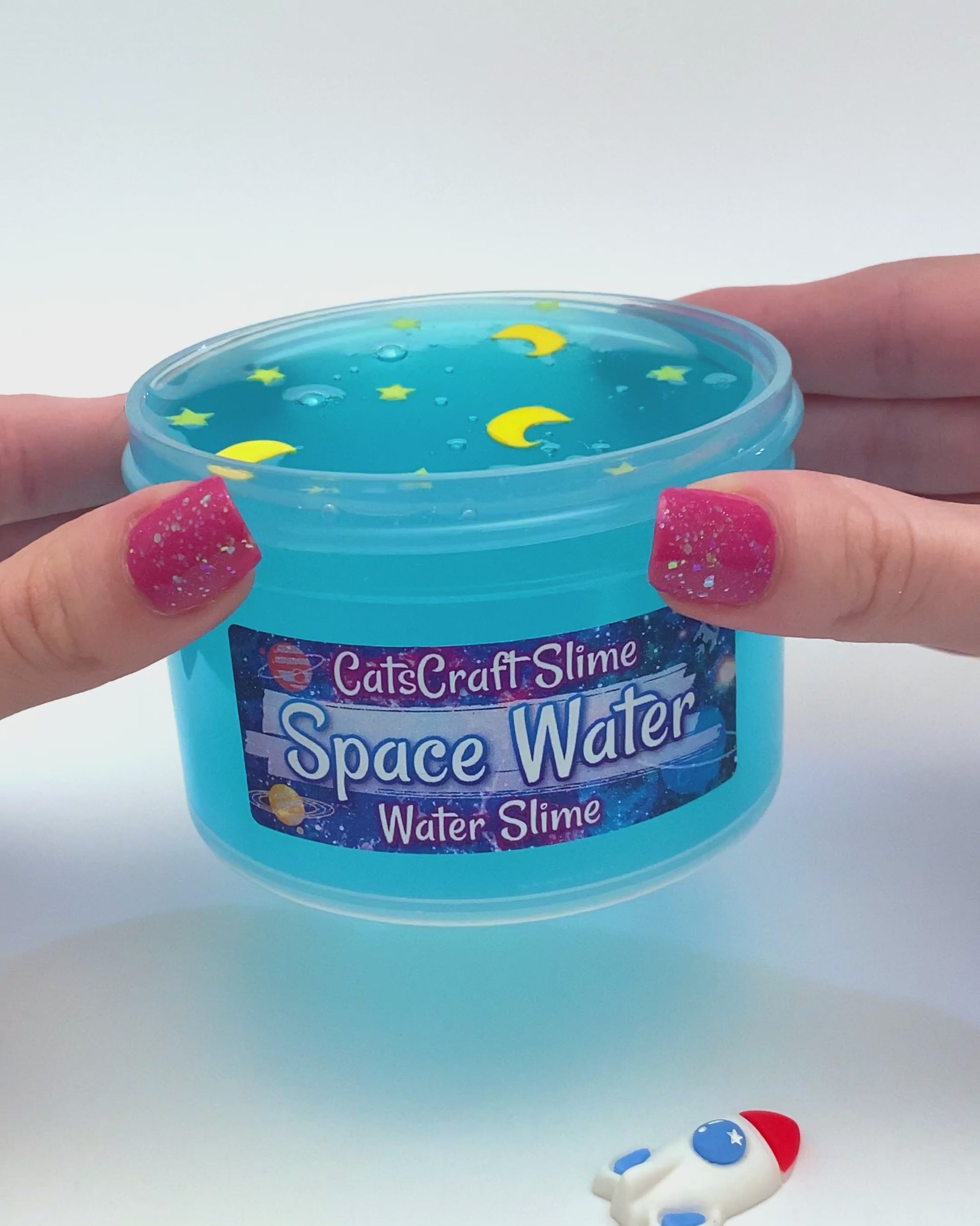Water Jiggly Slime Space Water Scented Clear Slime ASMR 6 oz –  CatsCraftSlime
