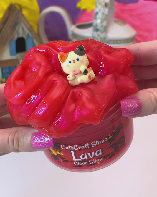 Lava Clear Slime Video