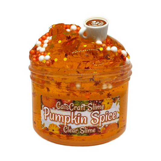 Pumpkin Spice Clear Slime