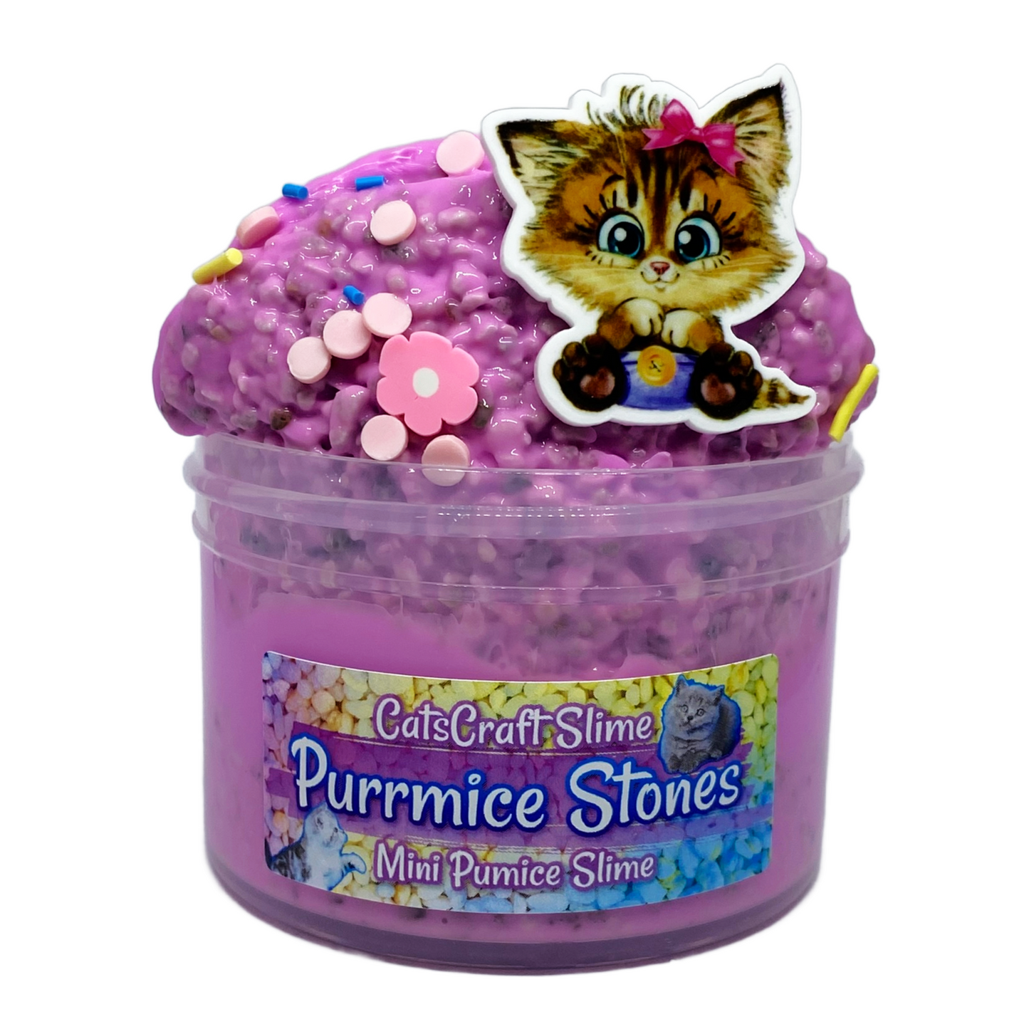 "Purrmice Stones" Crunchy Mini Pumice Slime