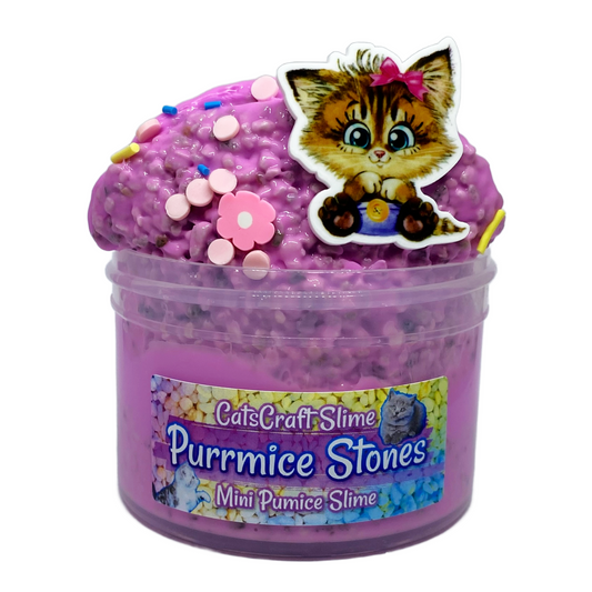 "Purrmice Stones" Crunchy Mini Pumice Slime
