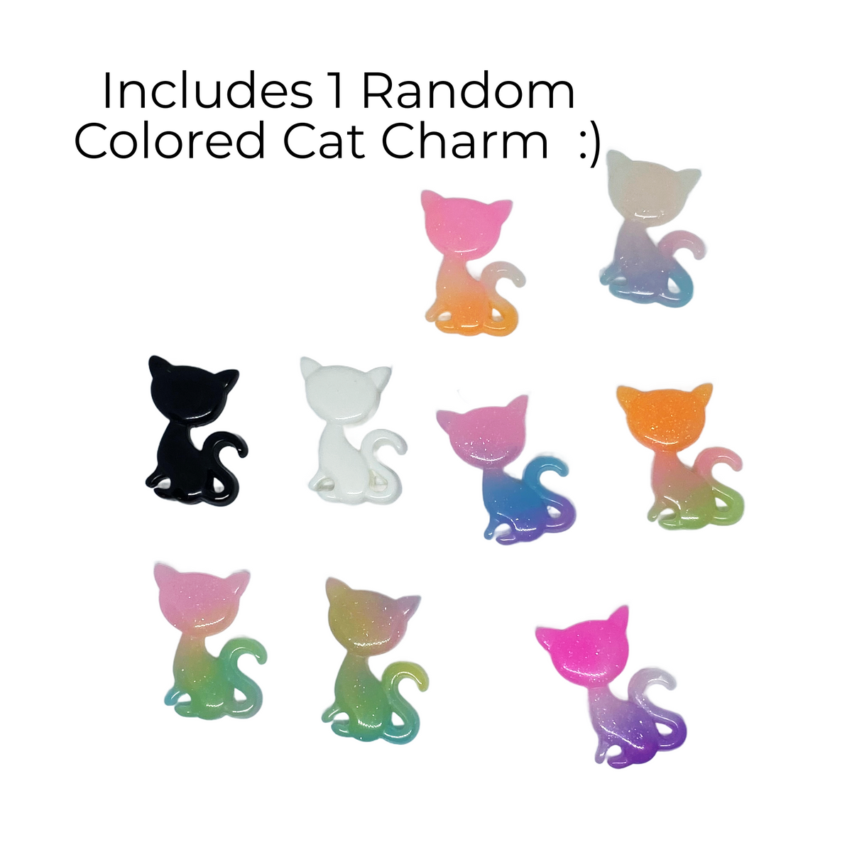 "Meowing at The Disco" - Sequin Crunch Clear Slime