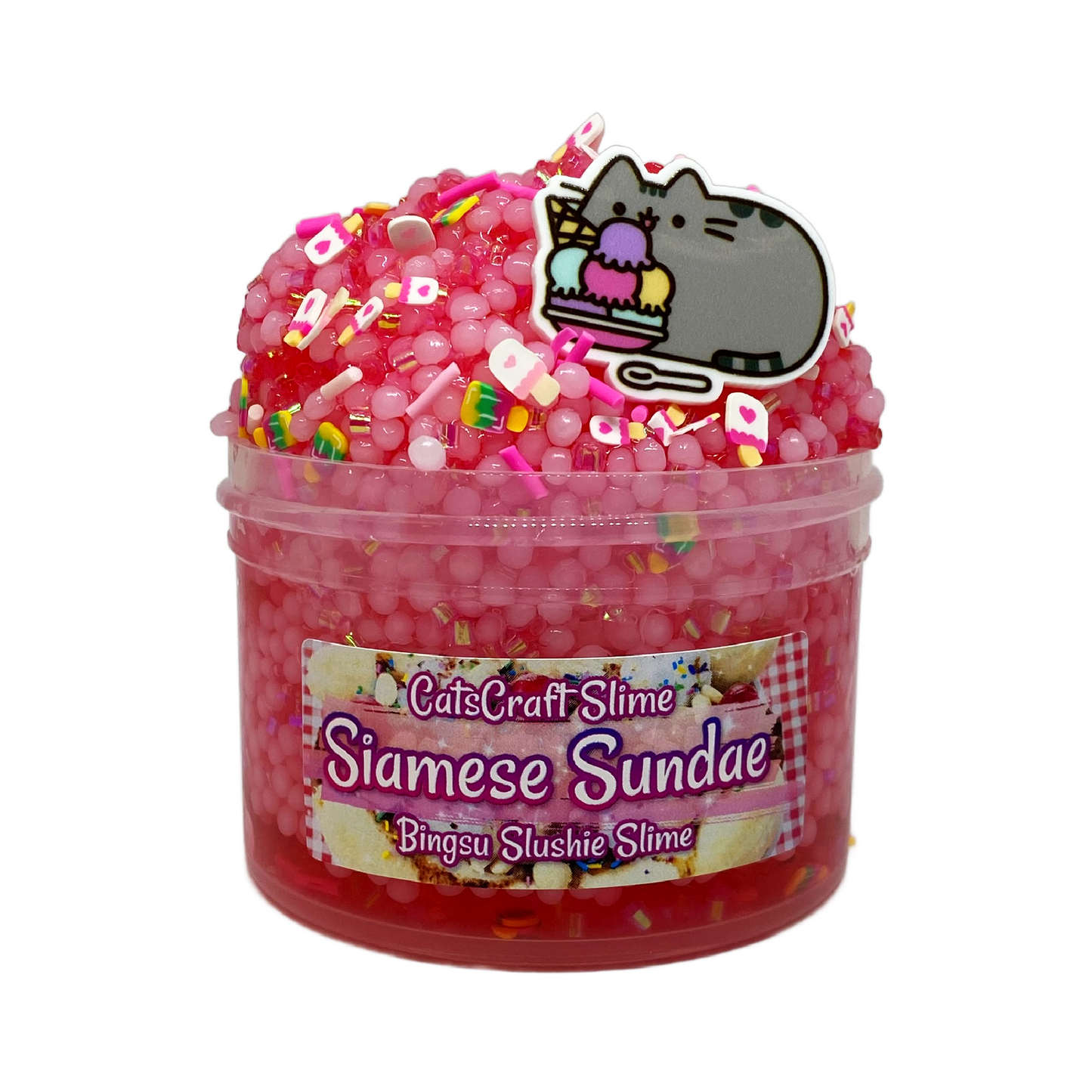 "Siamese Sundae" Bingsu Slushie Slime