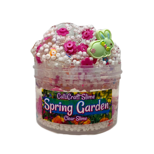 spring garden clear slime