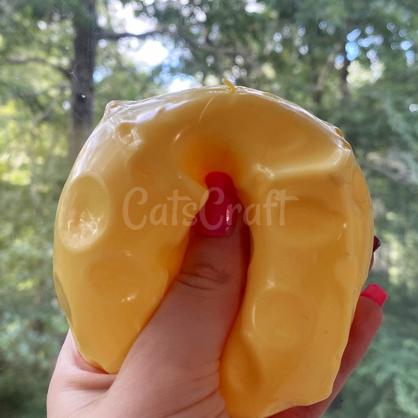 Vaseline Cheese Cube Squishy Fidget Toy