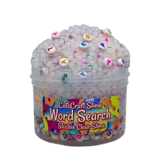 "Word Search" Slushie Slime