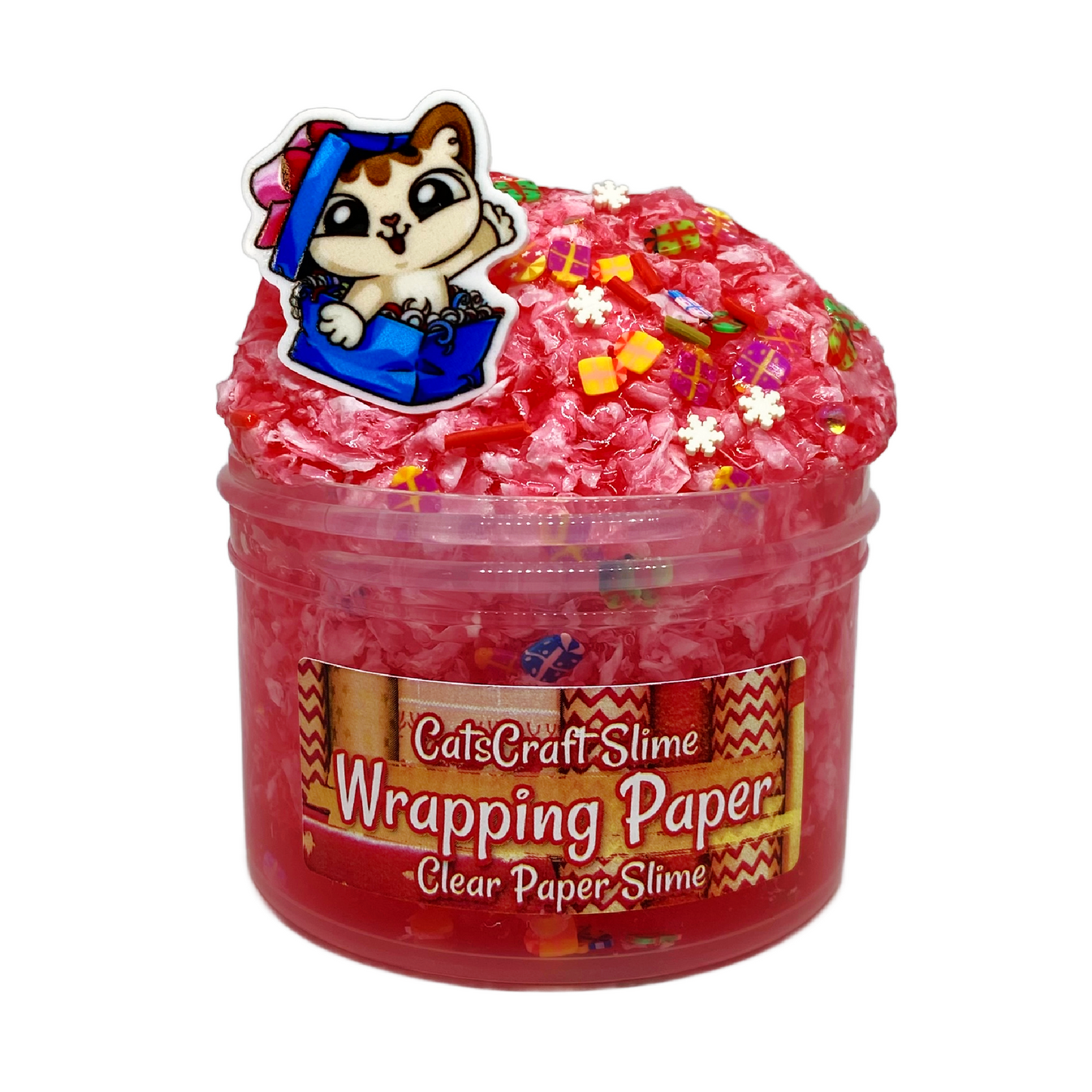 "Wrapping Paper" - Paper Clear Slime