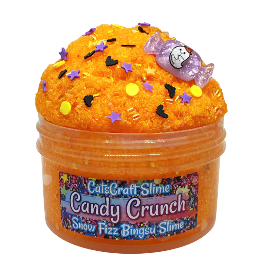 Snow Fizz Bingsu "Candy Crunch" Scented crunchy Slime ASMR with Charm