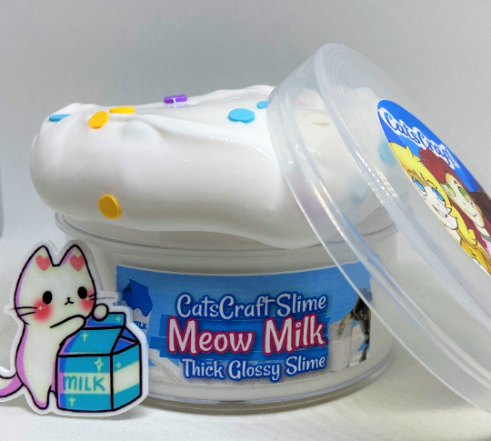 Snow Dough Slime AvoCow Dough Scented Slime Cow Charm ASMR –  CatsCraftSlime