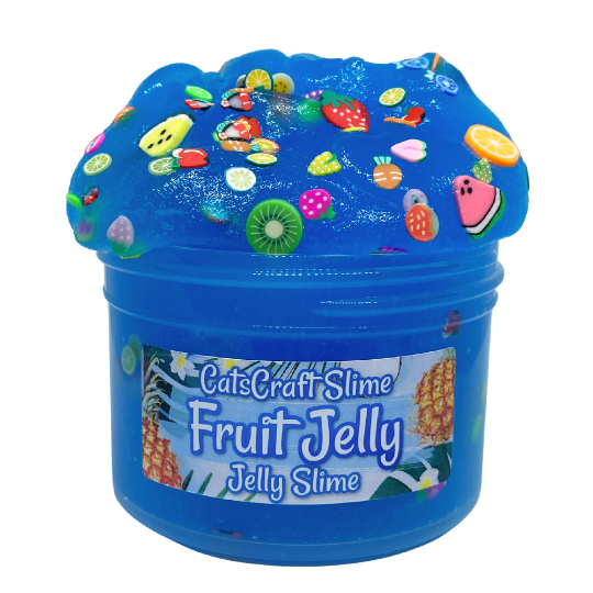 Jelly Slime "Fruit Jelly" Scented Slime Inflating Soft ASMR 6 oz